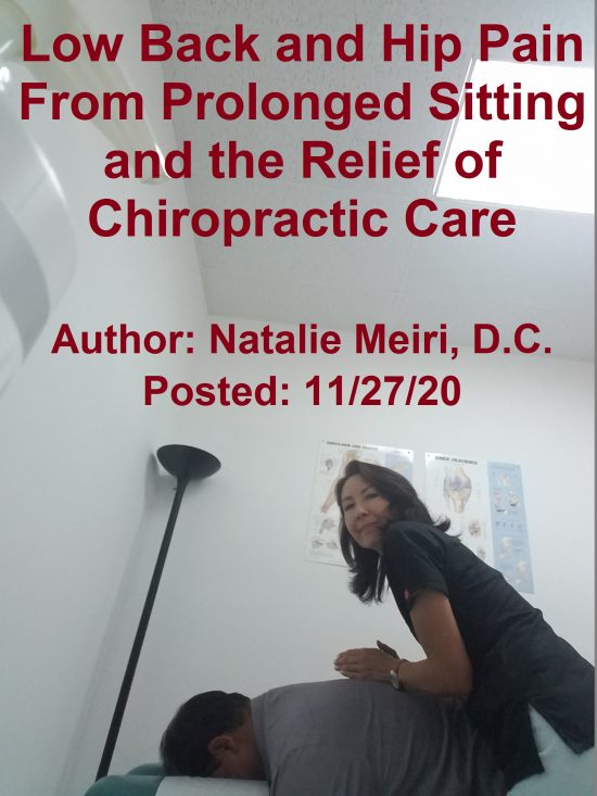 Low Back and Hip Pain From Prolonged Sitting and the Relief of