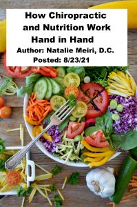 healthy food to eat along with chiropractic care