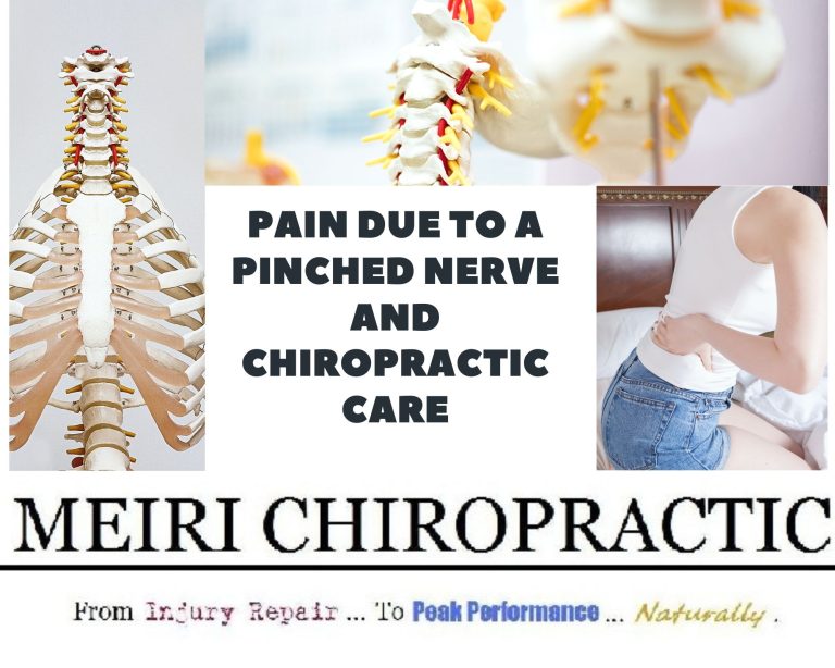 Pain Due To A Pinched Nerve And Chiropractic Care