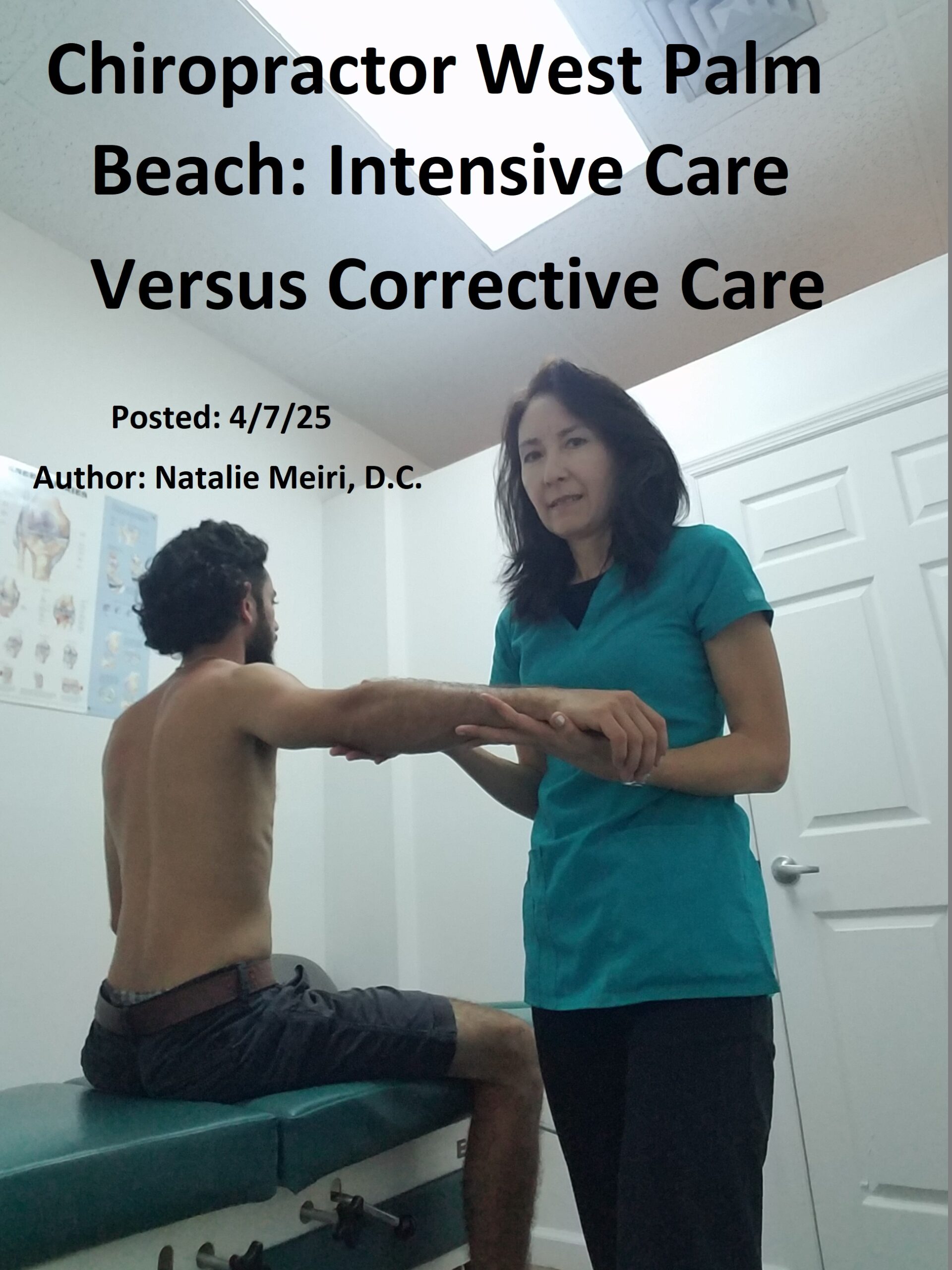 Chiropractor West Palm Beach Intensive Care Versus Corrective Care